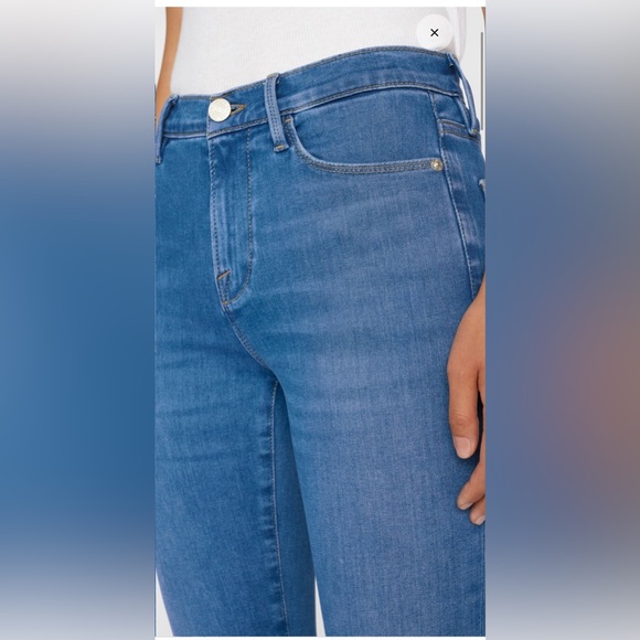 Frame Le High Flare Leg Jeans- Sz 25 - Picture 7 of 9